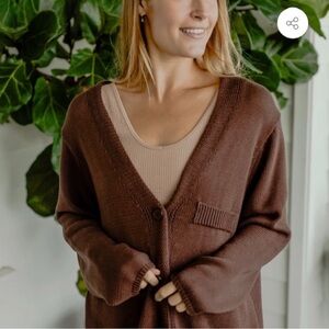 Neuflora Natalia Cardigan - Brown